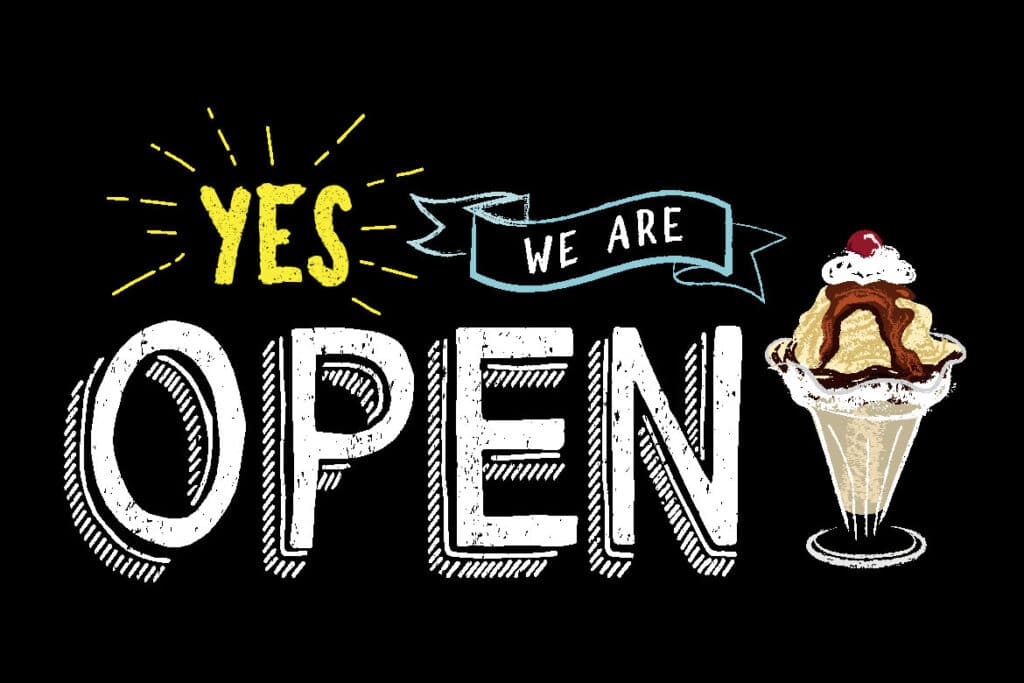 Yes We are Open