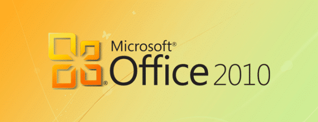 Office 2010 End of Life header