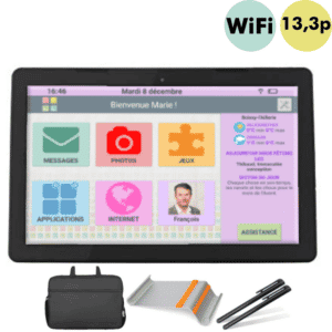 Pack Facilotab XXL - WIFI - 32 Go - Tablette simplifiée pour seniors