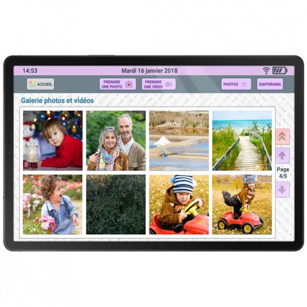 Facilotab L Galaxy - WIFI - 32 Go - Tablette simplifiée pour seniors – Image 3