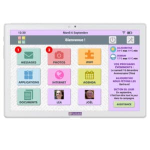 Facilotab L - WIFI/4G - 32 Go - Tablette simplifiée pour seniors