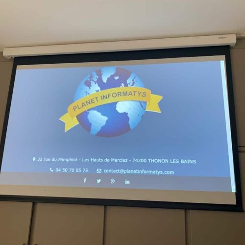écran de projection